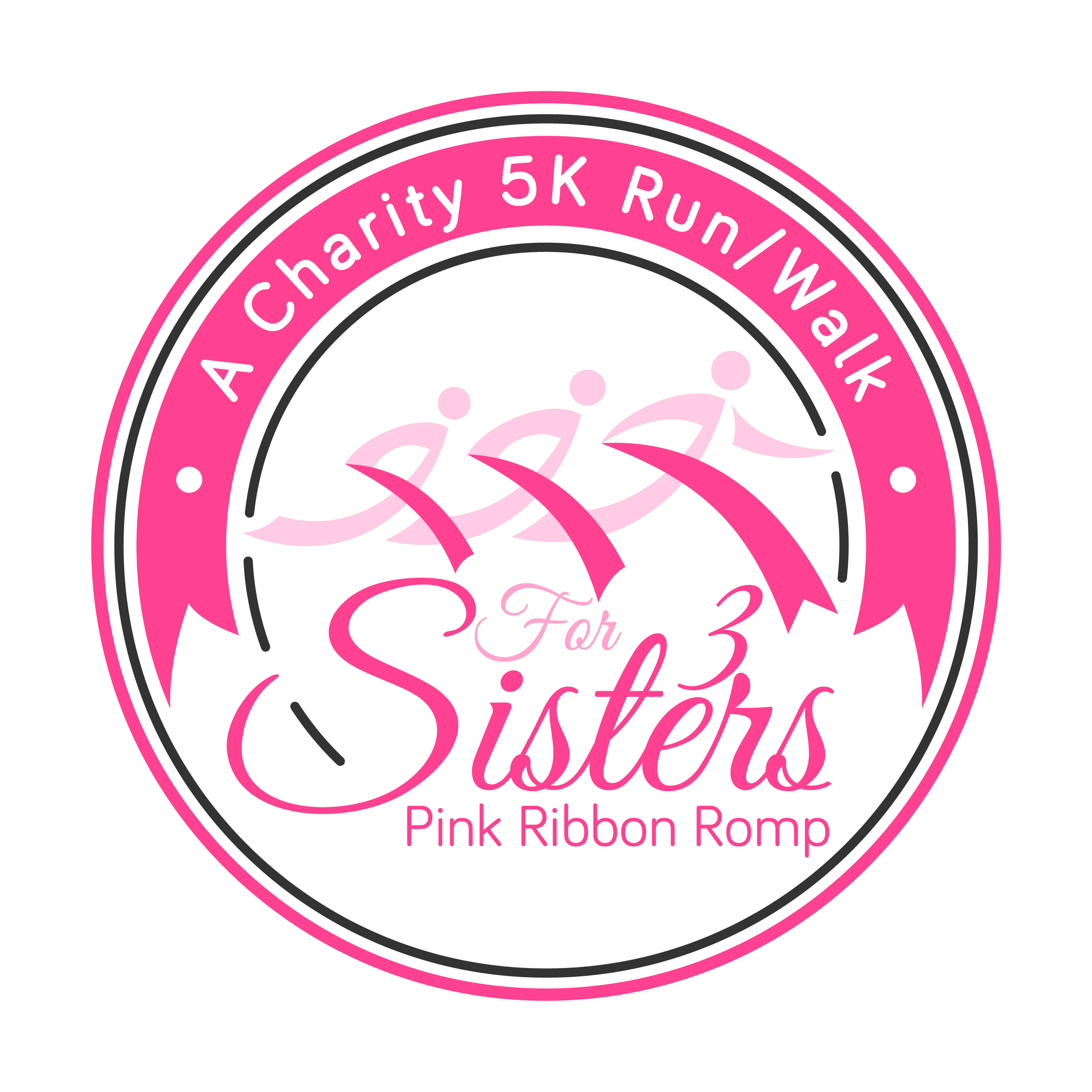 ☆人気☆【NCOVER】☆Pink Ribbon Logo Half Training Pant.s☆ 5th Annual Pink Ribbon Romp 5K - For 3 Sisters